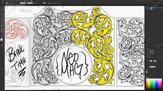 NEOMAG | Firearms Laser Engraving Scroll Pattern & Design | Exclusive Build | Fragout Firearms