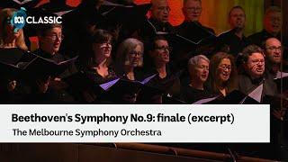 Beethoven's Symphony No.9: finale (excerpt) performed by the Melbourne Symphony Orchestra