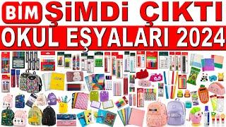 BİM OKUL EŞYALARI 2024 | BİM AĞUSTOS 2024 KIRTASİYE ÜRÜNLERİ | BİM AKTÜEL BU HAFTA