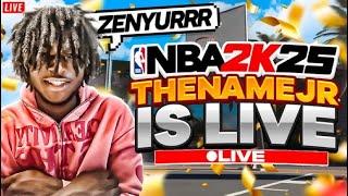 FACE-CAM JR IN 1s! STAGE NBA2K25 BEST UNSEEN BUILD GRINDING FOR TOP REP BEST JUMPSHOT + SIGS! Zenyur