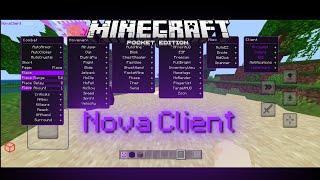 Nova Client ShowCase | Best 1.21.21 Minecraft Pocket Edition Hack Client