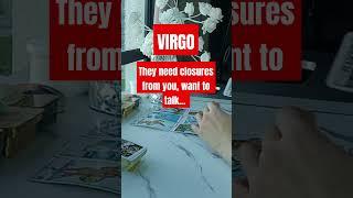 VIRGO, they need closures from you and.. #tarot #virgo #love #lovereading #zodiac #horoscope