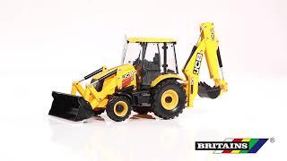 Britains "JCB 3CX Sitemaster Plus Backhoe Loader" (43343)