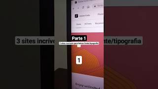 3 sites incríveis para baixar fontes/tipografias  #sites #free #design #graphicdesign #downloadfree