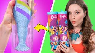 ПОПАДЕТСЯ ТРИТОН? Barbie Color Reveal Mermaids: русалки-сюрпризы! Распаковка и обзор