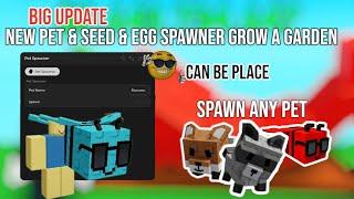 [] NEW Pet & Seed & Egg Spawner Grow a Garden  Script - ALEXHUB| PLACEABLE | KEYLESS