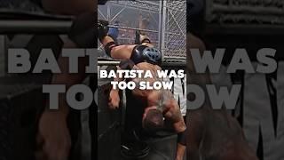 When Batista COULDN'T beat Edge #wwe  #wrestling #shorts