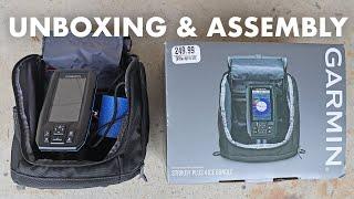 Garmin Striker Plus 4 Ice Bundle UNBOXING & ASSEMBLY (Ice Fishing Sonar)