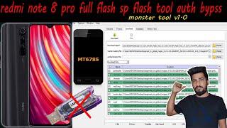 Redmi Note 8 Pro Full Flash Authentication Bypass By Sp Flash Tool Without Dongle | 2021| By Mtc