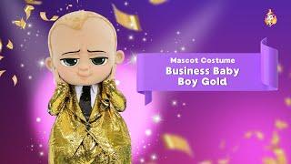 Business Baby Boy Gold Mascot Costume