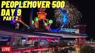  LIVE: PeopleMover 500 let's ride 500 Miles Day 9 at Magic Kingdom, Walt Disney World 1/12/2025