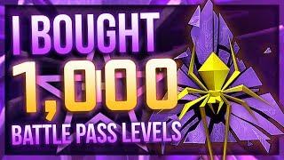 I BOUGHT 1000 BATTLE PASS LEVELS (BIG PROFIT?!)