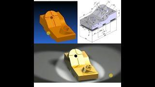 How to draw 3D diagram with dimension, different features |Delcam PowerShape| tutorial 5 |