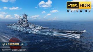 WoWs - SHIKISHIMA #1330 | MODUS SHUFFLE | 4K HDR 60 FPS #wows #worldofwarships #subscribe