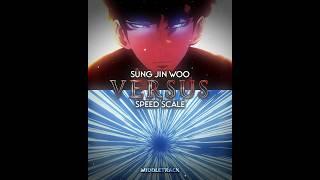 Sung Jin Woo Vs Speed Scale