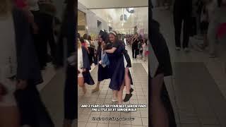 Senior Walk Tradition - love it!￼#graduation #seniorwalk #littlesister #bigbrother #bigsister #fyp