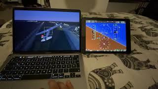 Apple MacBook Pro M1 + X-Plane 11 + iPad G1000 external display