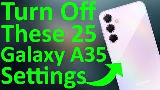 Samsung A35 5G 25+ Hidden Settings  Over Heating & Battery Drain Problems Solved 