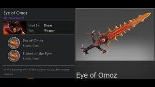 Dota 2 Doom Wep Eye of Omoz in 2 Kinetic(Pits of Omoz and Flames of the Pyre)