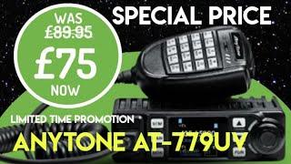 Anytone AT-779UV Dual Mini Mobile Ham Radio Transceiver (Pre Programmed - Ready To Go)