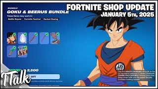 DRAGON BALL IS BACK! NEW SKIN, GLIDER RETURN! Fortnite Item Shop [January 5th, 2025]