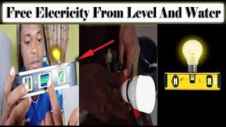 Free Electricity From Level And Water, No Spark Plug Or Magnet