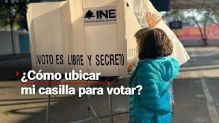 Elecciones2024MX | ¿No sabes dónde te tocar votar? Así puedes ubicar tu casilla