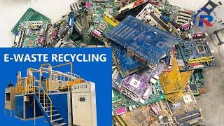 Waste circuit board recycling line（E-waste Recycling）- PCB Shredding & Separation Line