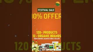 10% OFFER ALL OUR ORGANIC PRODUCTS | WWW.ORGKANIC.COM | #festivals #shorts #offer #organic #sale