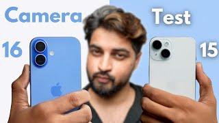 iPhone 15 VS 16 Camera Comparison | is there any difference?  | Mohit Balani