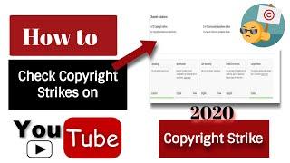 How to Check Copyright Strikes on YouTube | See Copyright Strike on Your Youtube Channel, 2020