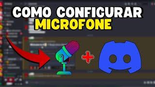 COMO CONFIGURAR o MICROFONE no DISCORD (PC e NOTEBOOK) ️️