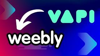 How to integrate a Vapi Voice Assistant into your Weebly website.