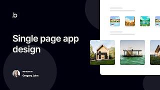 Single page app design | Bubble.io Tutorial