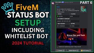 FiveM Status Bot - Setup | txAdmin Discord Bot | FiveM Whitelist and Status | No Hosting Required