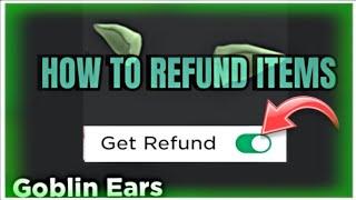 How to REFUND your ROBLOX ITEMS and GET your ROBUX BACK! 2023! (Working)