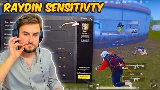 I Tried Raydin 1v99 Sensitivity Settings | Raydin Sensitivity Code - PUBG MOBILE / BGMI