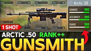 ARCTIC .50 BEST GUNSMITH IN CALL OF DUTY MOBILE| COD MOBILE RANK SETUP FOR ARCTIC .50|