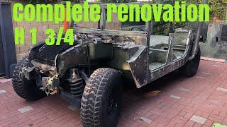 Hummer H1 3.díl Complete renovation  hmmwv 1045 Slant Back. Vojenská technika