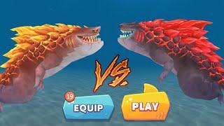 MAGMAJIRA VS RED MAGMAJIRA GAMEPLAY - Hungry Shark Evolution