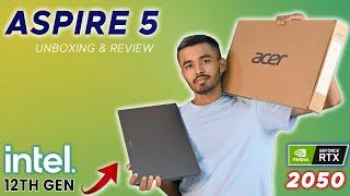 Acer Aspire 5 - 2022 Review | 12th Gen Intel Core i5-1240P | RTX 2050 | Gaming Test