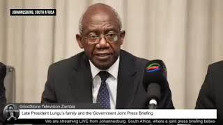 Former President Edgar Lungu was grated timely access to SA -Kangwa