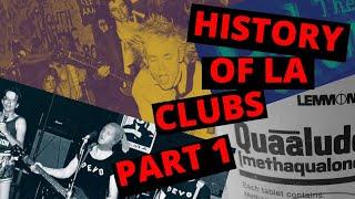 History Of LA's Live Music Clubs Part #:1.  1964-2025.