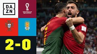 Dank Bruno Fernandes! Portugal löst Achtelfinal-Ticket: Portugal - Uruguay 2:0 | WM 2022 | DAZN