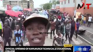 GACHAGUA RUNS INTO HIDINGA AS THOUSANDS OF NAIROBI RESIDENTS ESCORTS RUTO AS HE ROARS IN  KAMKUNJI!!