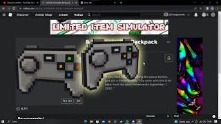 How To Get 8-Bit Controller Backpack In Roblox