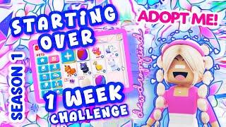 Adopt Me  1 WEEK  TRADING CHALLENGE! Season 1! Dew Drop Grind #adoptme