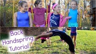 How to Do A Back Handspring