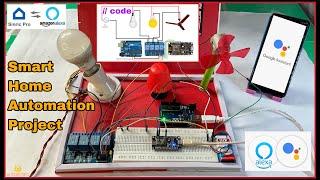 Control Your Room Lights with Mobile & Alexa | DIY Smart Home Automation Using Arduino & NodeMCU.