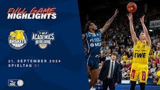 EWE Baskets Oldenburg vs MLP Academics Heidelberg -  Full Game Highlights - Spieltag 1, Saison 24/25